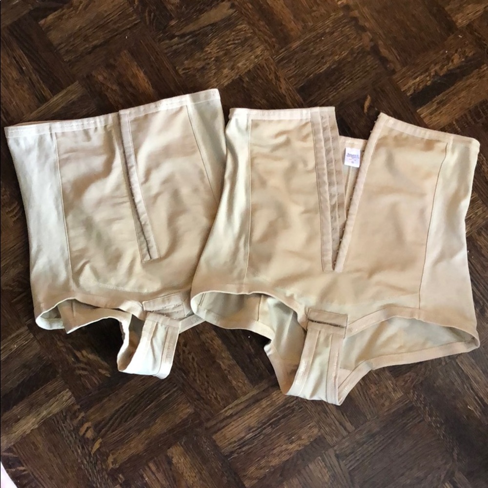 Lot of TWO bellefit post partum girdles